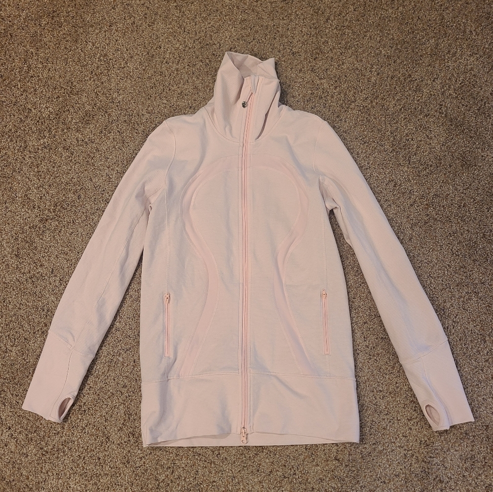 Lululemon Baby Pink zip up jacket
